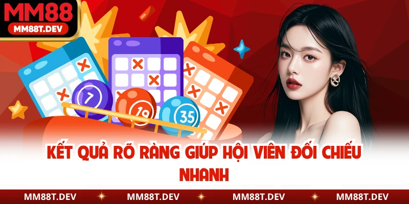 Kết quả rõ ràng giúp hội viên đối chiếu nhanh